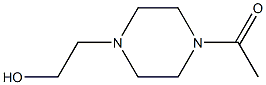 1-Acetyl-4-(2-hydroxyethyl)piperazine Struktur