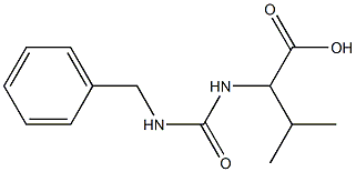 2-{[(BENZYLAMINO)CARBONYL]AMINO}-3-METHYLBUTANOIC ACID Struktur