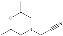 (2,6-DIMETHYLMORPHOLIN-4-YL)ACETONITRILE Struktur