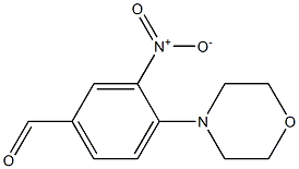 4-(4-MORPHOLINO)-3-NITROBENZALDEHYDE 94% Struktur