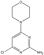 2-AMINO-4-CHLORO-6-(4-MORPHOLINO)PYRIMIDINE Struktur