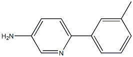 6-M-TOLYLPYRIDIN-3-YLAMINE, 95+% Struktur