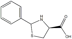 (4S,2RS)-2-PHENYLTHIAZOLIDINE-4-CARBOXYLIC ACID 98% Struktur