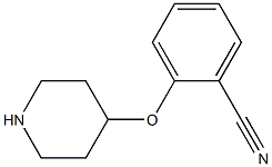 2-(4-PIPERIDINYLOXY)BENZONITRILE Struktur