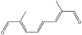 2,7-DIMETHYL-2,4,6-OCTATRIENE-1,8-DIALDEHYDE Struktur