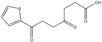 4,7-DIOXO-7-THIEN-2-YLHEPTANOIC ACID Struktur