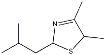 4,5-DIMEHTYL-2-ISOBUTYL-3-THIAZOLINE Struktur