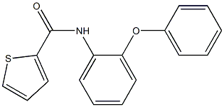 N2-(2-phenoxyphenyl)thiophene-2-carboxamide Struktur