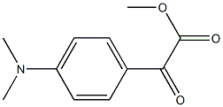 methyl 2-[4-(dimethylamino)phenyl]-2-oxoacetate Struktur