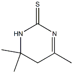 4,6,6-trimethyl-1,2,5,6-tetrahydropyrimidine-2-thione Struktur