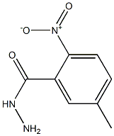 5-methyl-2-nitrobenzene-1-carbohydrazide Struktur