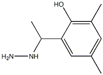 1-(1-(2-hydroxy-3,5-dimethylphenyl)ethyl)hydrazine Struktur