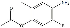 1-(4-Amino-5-fluoro-2-methyl-phenyl)-acetic acid Struktur