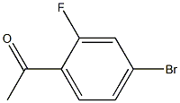 1-(4-bromo-2-fluorophenyl)ethanone Struktur