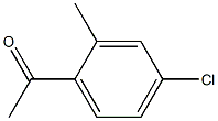 1-(4-chloro-2-methylphenyl)ethanone Struktur