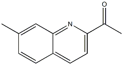 1-(7-methylquinolin-2-yl)ethanone Struktur