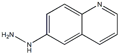 1-(quinolin-6-yl)hydrazine Struktur