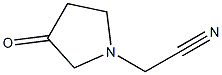 2-(3-oxopyrrolidin-1-yl)acetonitrile Struktur