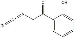 2-Azido-1-(2-hydroxyphenyl)ethanone  Struktur