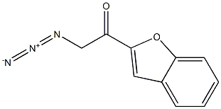 2-azido-1-(benzofuran-2-yl)ethanone Struktur