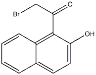 2-bromo-1-(2-hydroxynaphthalen-1-yl)ethanone Struktur