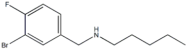 [(3-bromo-4-fluorophenyl)methyl](pentyl)amine Struktur