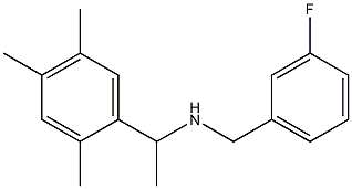 [(3-fluorophenyl)methyl][1-(2,4,5-trimethylphenyl)ethyl]amine Struktur