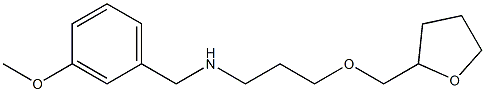 [(3-methoxyphenyl)methyl][3-(oxolan-2-ylmethoxy)propyl]amine Struktur