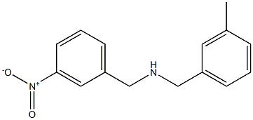 [(3-methylphenyl)methyl][(3-nitrophenyl)methyl]amine Struktur