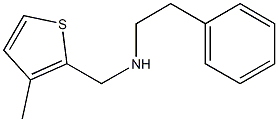 [(3-methylthiophen-2-yl)methyl](2-phenylethyl)amine Struktur