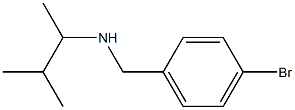 [(4-bromophenyl)methyl](3-methylbutan-2-yl)amine Struktur