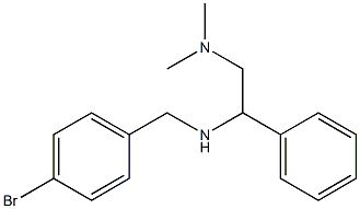 [(4-bromophenyl)methyl][2-(dimethylamino)-1-phenylethyl]amine Struktur