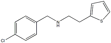 [(4-chlorophenyl)methyl][2-(thiophen-2-yl)ethyl]amine Struktur