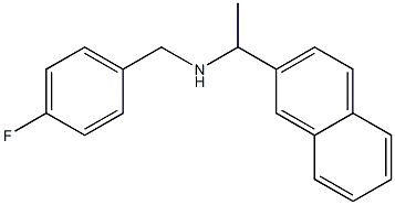 [(4-fluorophenyl)methyl][1-(naphthalen-2-yl)ethyl]amine Struktur