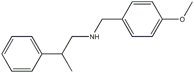 [(4-methoxyphenyl)methyl](2-phenylpropyl)amine Struktur