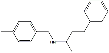 [(4-methylphenyl)methyl](4-phenylbutan-2-yl)amine Struktur