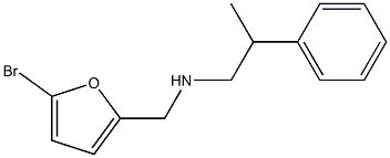 [(5-bromofuran-2-yl)methyl](2-phenylpropyl)amine Struktur