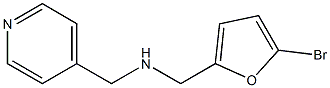 [(5-bromofuran-2-yl)methyl](pyridin-4-ylmethyl)amine Struktur