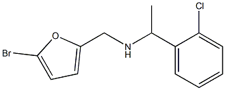 [(5-bromofuran-2-yl)methyl][1-(2-chlorophenyl)ethyl]amine Struktur