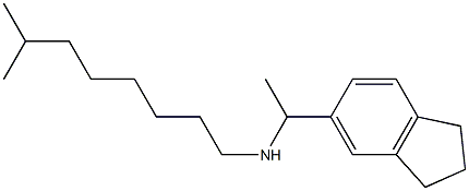 [1-(2,3-dihydro-1H-inden-5-yl)ethyl](7-methyloctyl)amine Struktur