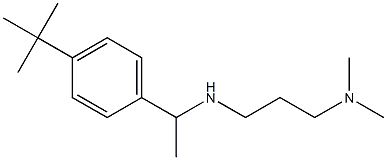 [1-(4-tert-butylphenyl)ethyl][3-(dimethylamino)propyl]amine Struktur