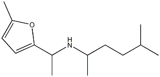 [1-(5-methylfuran-2-yl)ethyl](5-methylhexan-2-yl)amine Struktur