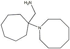 [1-(azocan-1-yl)cycloheptyl]methanamine Struktur