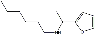 [1-(furan-2-yl)ethyl](hexyl)amine Struktur