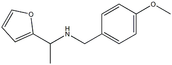 [1-(furan-2-yl)ethyl][(4-methoxyphenyl)methyl]amine Struktur