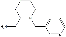 [1-(pyridin-3-ylmethyl)piperidin-2-yl]methanamine Struktur