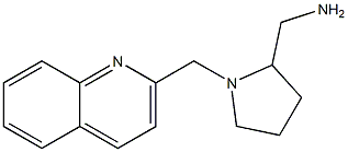 [1-(quinolin-2-ylmethyl)pyrrolidin-2-yl]methanamine Struktur