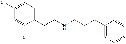 [2-(2,4-dichlorophenyl)ethyl](3-phenylpropyl)amine Struktur