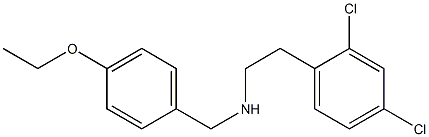 [2-(2,4-dichlorophenyl)ethyl][(4-ethoxyphenyl)methyl]amine Struktur