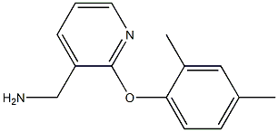 [2-(2,4-dimethylphenoxy)pyridin-3-yl]methylamine Struktur